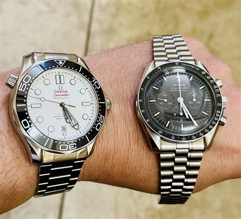 omega seamaster 300 6.5 wrist